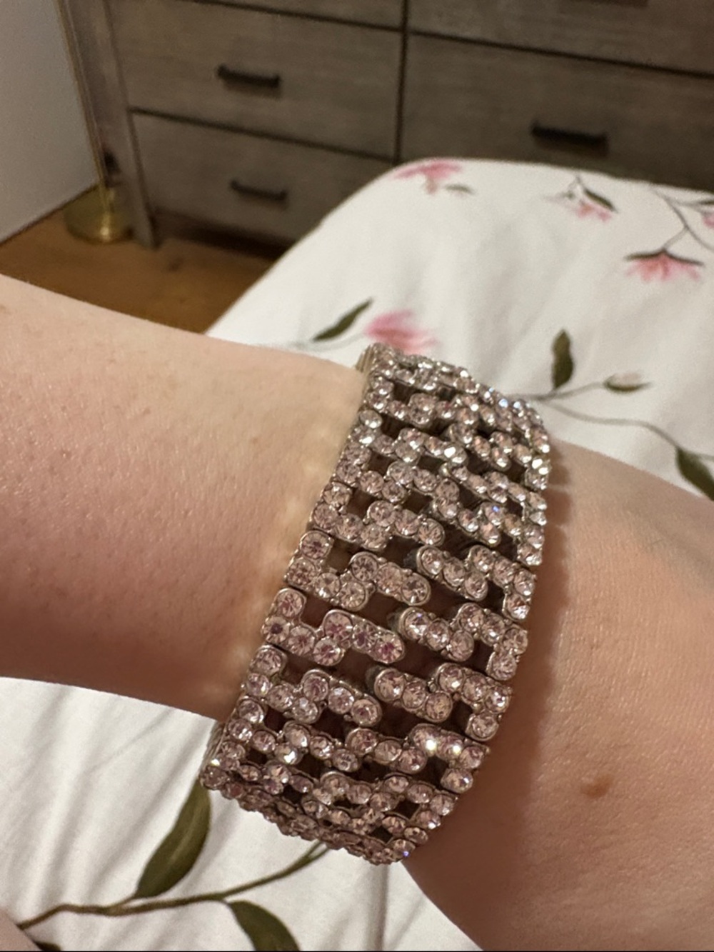Crystal Link Stretch Bracelet - Crystal Sparkle